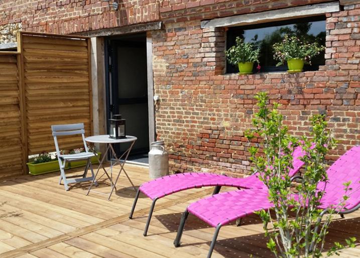 Отель Les Terrasses Heuqueville  Экстерьер фото